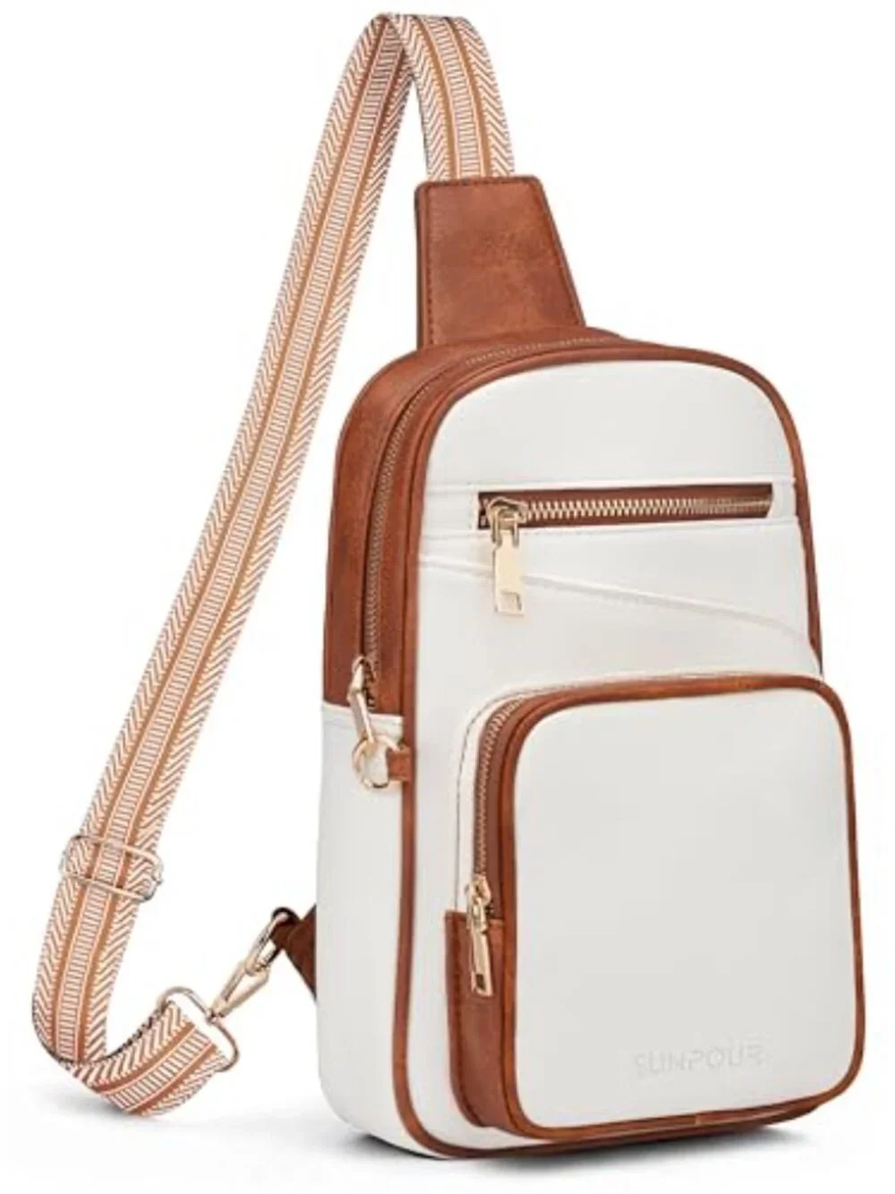 RFID Anti Theft Crossbody Sling Bag Vegan Leather Travel Purse